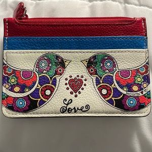 💙 Brighton LOVE Birds card/coin case ❤️ From the FASHIONISTA Collection!